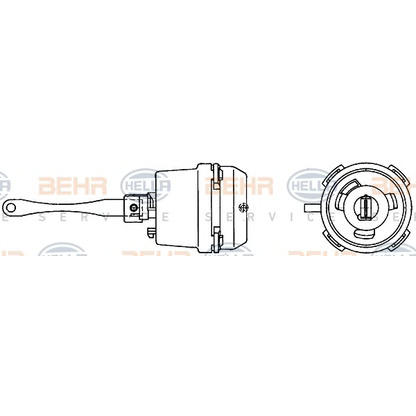 Photo Control, central locking system HELLA 6NV351329211