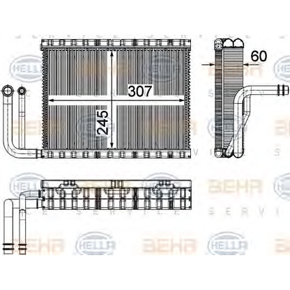 Фото Испаритель, кондиционер HELLA 8FV351331151