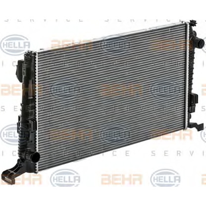 Photo Radiator, engine cooling HELLA 8MK376700241