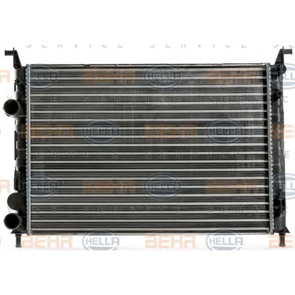 Photo Radiateur, refroidissement du moteur HELLA 8MK376700251