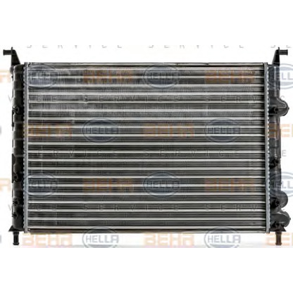 Photo Radiateur, refroidissement du moteur HELLA 8MK376700251