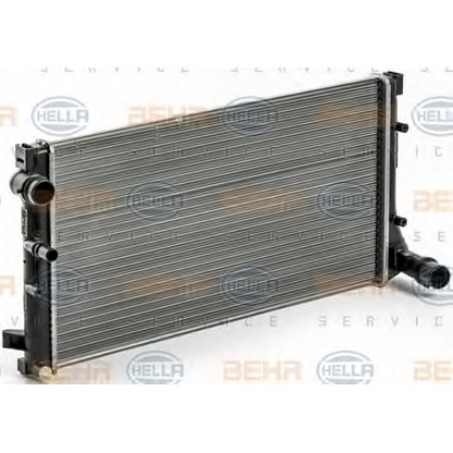 Photo Radiator, engine cooling HELLA 8MK376700291