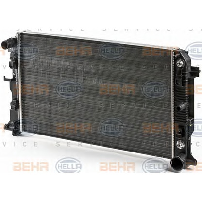 Photo Radiator, engine cooling HELLA 8MK376700304