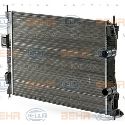 Photo Radiateur, refroidissement du moteur HELLA 8MK376700331