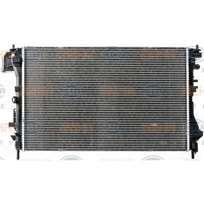 Photo Radiator, engine cooling HELLA 8MK376700341