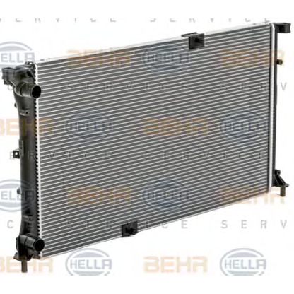 Photo Radiateur, refroidissement du moteur HELLA 8MK376700361