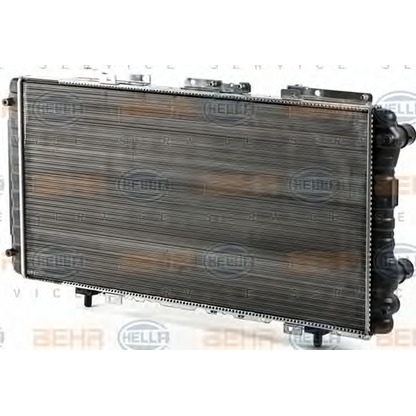 Foto Radiador, refrigeración del motor HELLA 8MK376700551