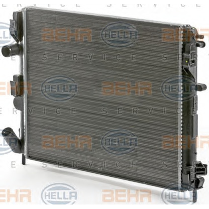 Photo Radiator, engine cooling HELLA 8MK376700574