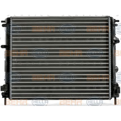 Photo Radiator, engine cooling HELLA 8MK376700581