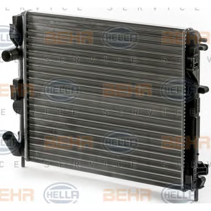 Photo Radiator, engine cooling HELLA 8MK376700581