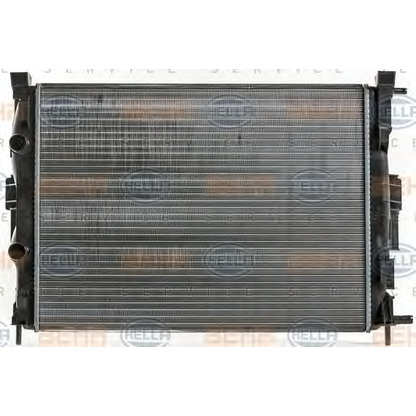 Photo Radiator, engine cooling HELLA 8MK376700681