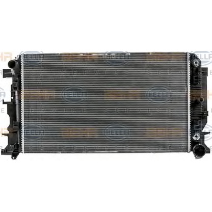 Foto Radiador, refrigeración del motor HELLA 8MK376701014