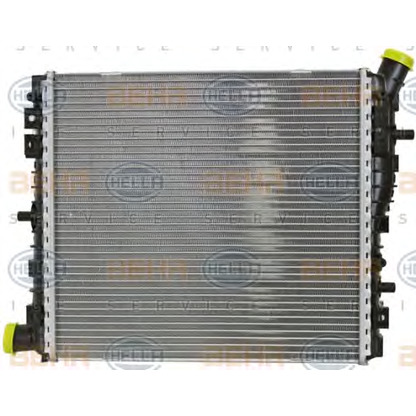 Photo Radiator, engine cooling HELLA 8MK376701261