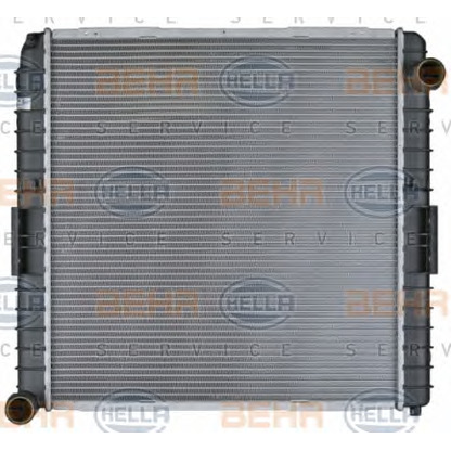 Photo Radiateur, refroidissement du moteur HELLA 8MK376704611