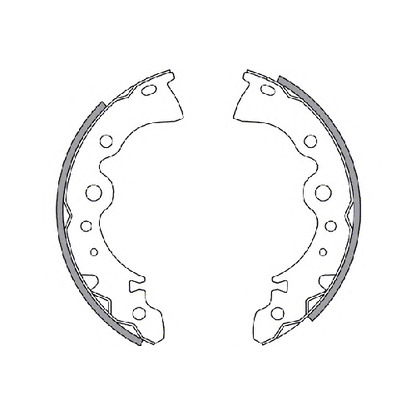 Photo Brake Shoe Set SPIDAN 31139