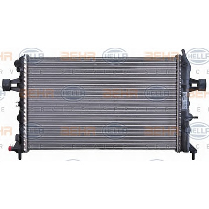 Photo Radiateur, refroidissement du moteur HELLA 8MK376710321