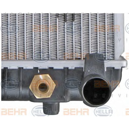 Photo Radiator, engine cooling HELLA 8MK376710531