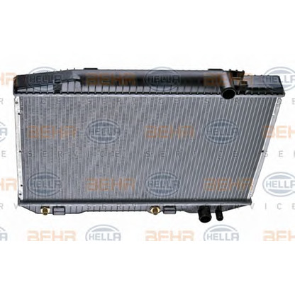 Foto Radiador, refrigeración del motor HELLA 8MK376712521