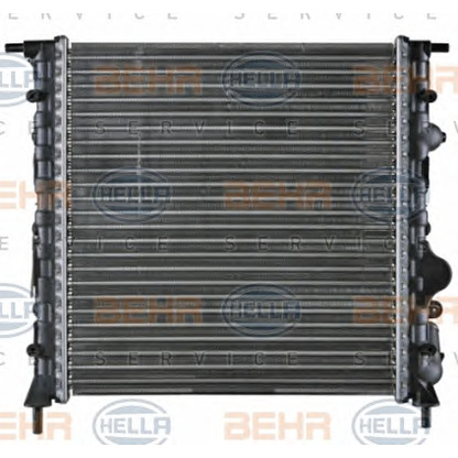 Foto Radiador, refrigeración del motor HELLA 8MK376712631