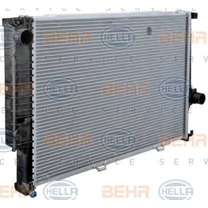 Foto Radiador, refrigeración del motor HELLA 8MK376713131