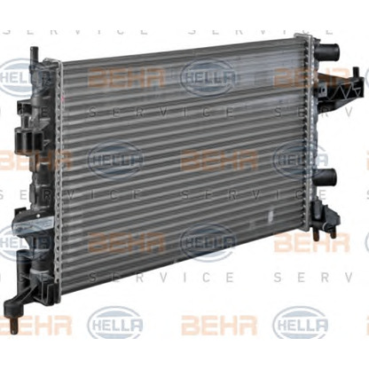 Foto Radiador, refrigeración del motor HELLA 8MK376714341