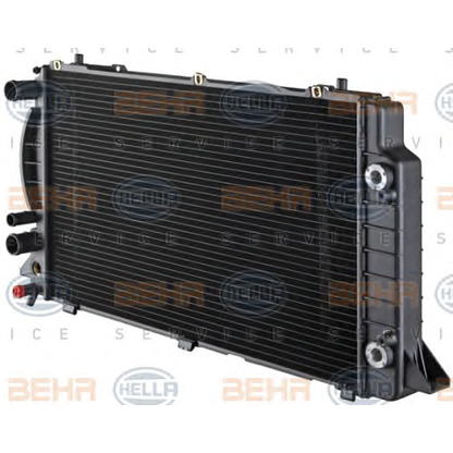 Foto Radiador, refrigeración del motor HELLA 8MK376714771