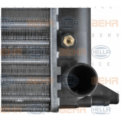 Photo Radiateur, refroidissement du moteur HELLA 8MK376715221