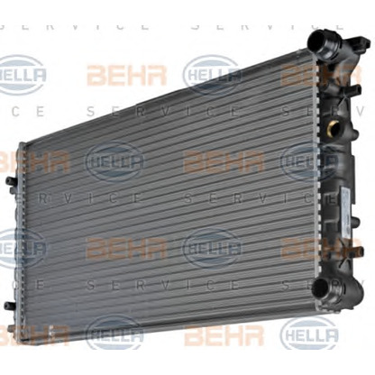 Photo Radiateur, refroidissement du moteur HELLA 8MK376716614