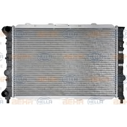 Photo Radiateur, refroidissement du moteur HELLA 8MK376718121