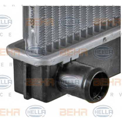 Foto Radiador, refrigeración del motor HELLA 8MK376718431