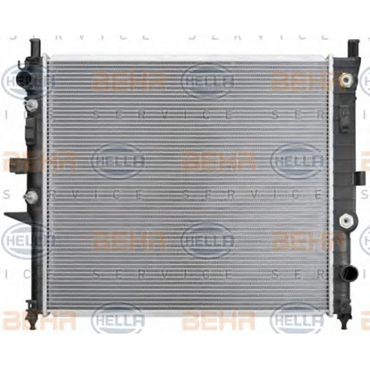 Photo Radiateur, refroidissement du moteur HELLA 8MK376718571