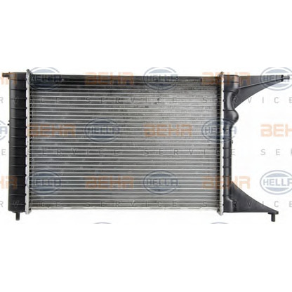 Foto Radiador, refrigeración del motor HELLA 8MK376718651