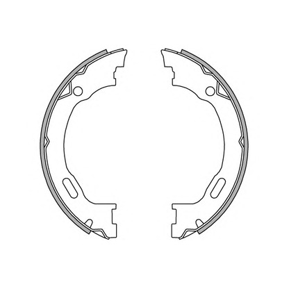 Photo Brake Shoe Set, parking brake SPIDAN 33947