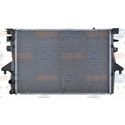 Photo Radiator, engine cooling HELLA 8MK376719181