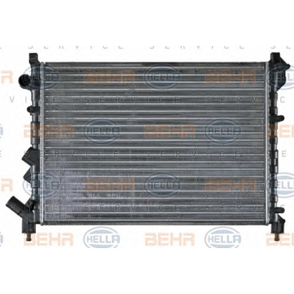 Photo Radiator, engine cooling HELLA 8MK376719761