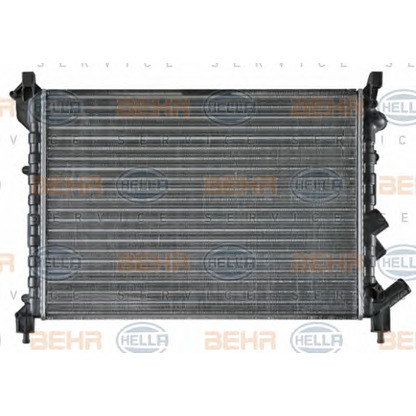 Photo Radiator, engine cooling HELLA 8MK376719761