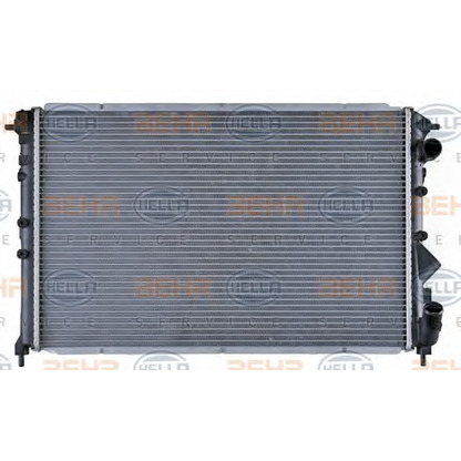 Foto Radiador, refrigeración del motor HELLA 8MK376720031