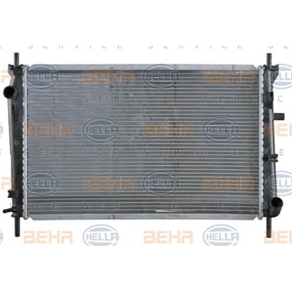 Foto Radiador, refrigeración del motor HELLA 8MK376720311