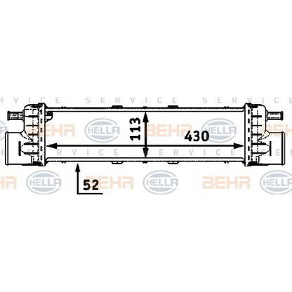 Foto Intercooler HELLA 8ML376723191