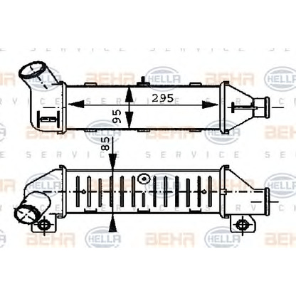 Фото Интеркулер HELLA 8ML376723251