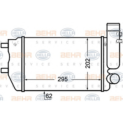 Foto Intercooler HELLA 8ML376727571