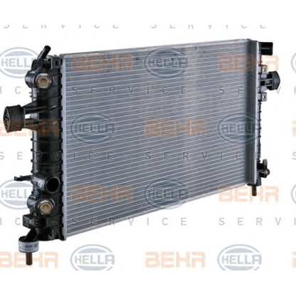 Photo Radiator, engine cooling HELLA 8MK376745771