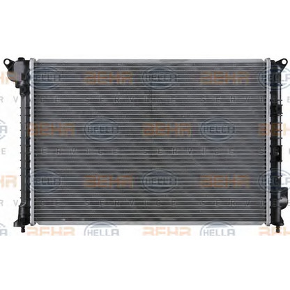 Photo Radiateur, refroidissement du moteur HELLA 8MK376749501