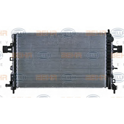 Foto Radiador, refrigeración del motor HELLA 8MK376754081