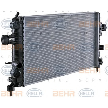 Photo Radiator, engine cooling HELLA 8MK376754081