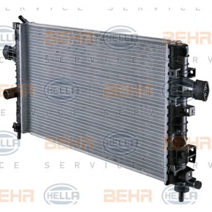 Photo Radiateur, refroidissement du moteur HELLA 8MK376754081