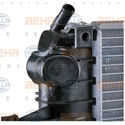 Photo Radiator, engine cooling HELLA 8MK376754081