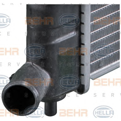 Photo Radiateur, refroidissement du moteur HELLA 8MK376762541