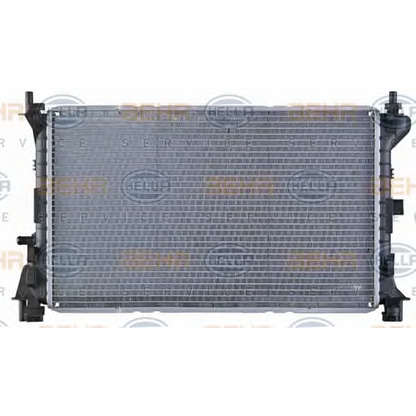 Photo Radiator, engine cooling HELLA 8MK376764031