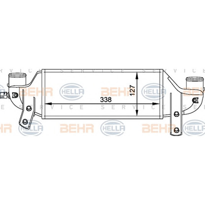 Foto Intercooler HELLA 8ML376765001